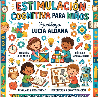 Portada del Cuadernillo de Estimulación Cognitiva Infantil